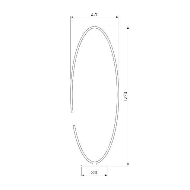 Торшер Eurosvet 80415/1 сатин-никель Фото № 2