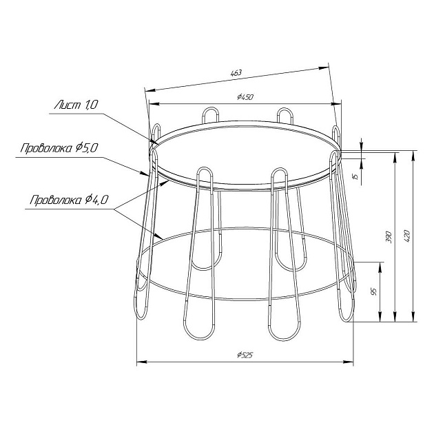 Журнальный стол Мебелик SHT-CT6-2 008658 изображение 3 Журнальный стол Мебелик SHT-CT6-2 008658 Фото № 3