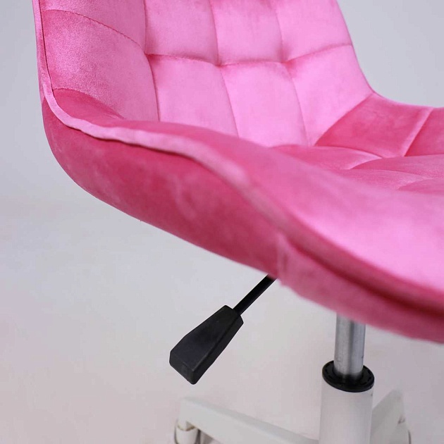Поворотное кресло AksHome Carolyn велюр, фуксия 91956 Фото № 9