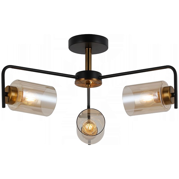 Потолочная люстра Illumico IL8248-3COU-79 BK GD изображение 1 Потолочная люстра Illumico IL8248-3COU-79 BK GD Фото № 1