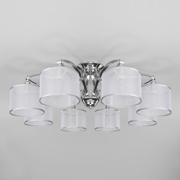 Потолочная люстра Eurosvet Fabiola 60124/8 хром Smart Фото № 8