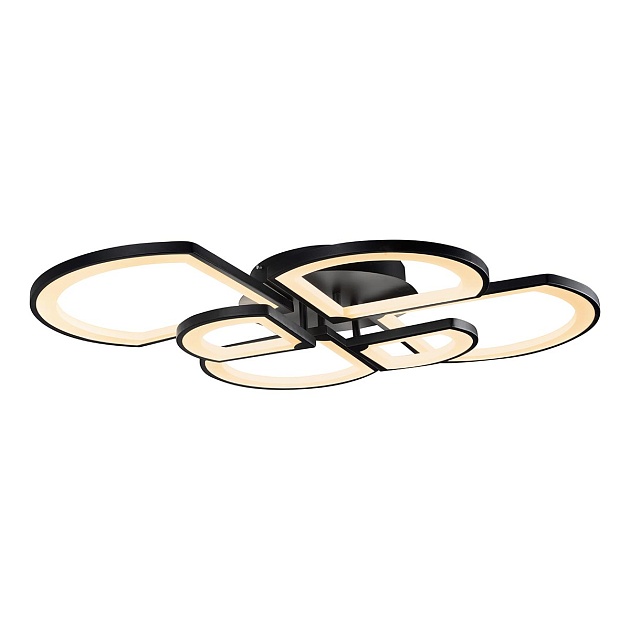 Потолочная светодиодная люстра iLedex River 6882/6 BK Фото № 2