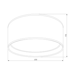 Потолочный светильник TK Lighting 3376 Bilbao Black Gold 1