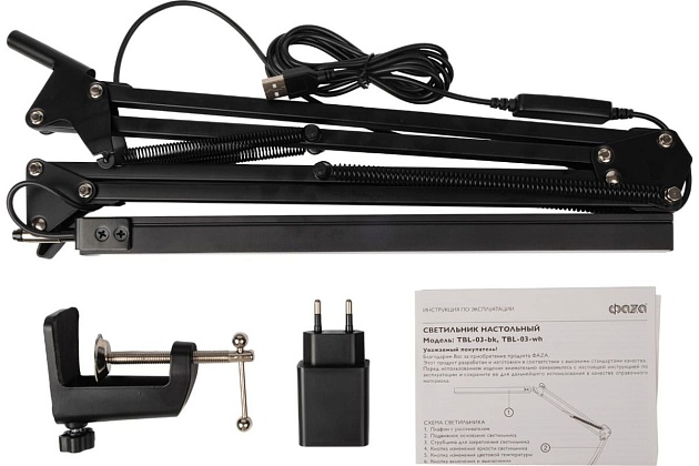 Настольная лампа ФАZA TBL-03-bk Фото № 5