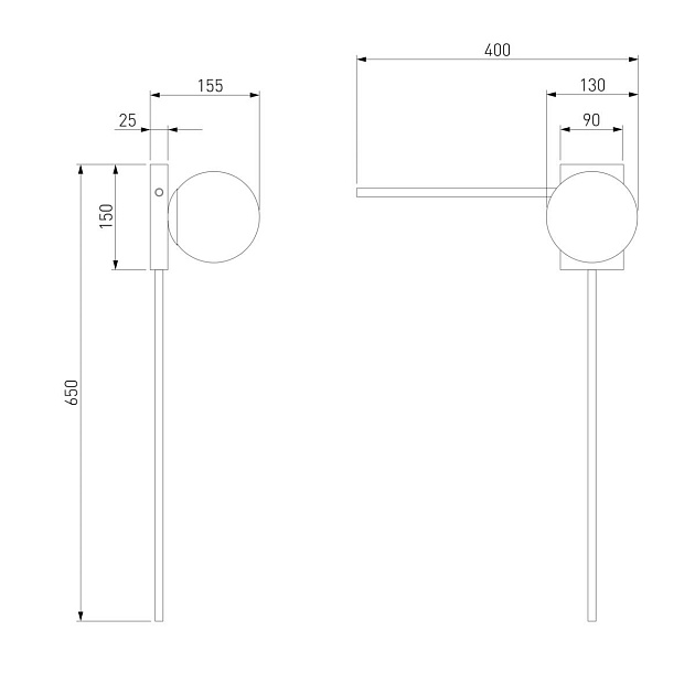 Настенный светильник Eurosvet Fredo 40034/1 золото Фото № 2