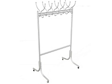 Гардеробная вешалка на колесах Мебелик М 11 005429 3