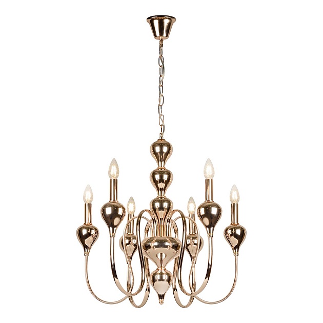 Подвесная люстра iLamp Lady 88003-6 GD Фото № 1