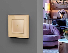 Лицевая панель выключателя AMBRELLA VOLT AP6020 1