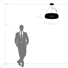 Подвесная светодиодная люстра Lightstar Nibbler 812186 1