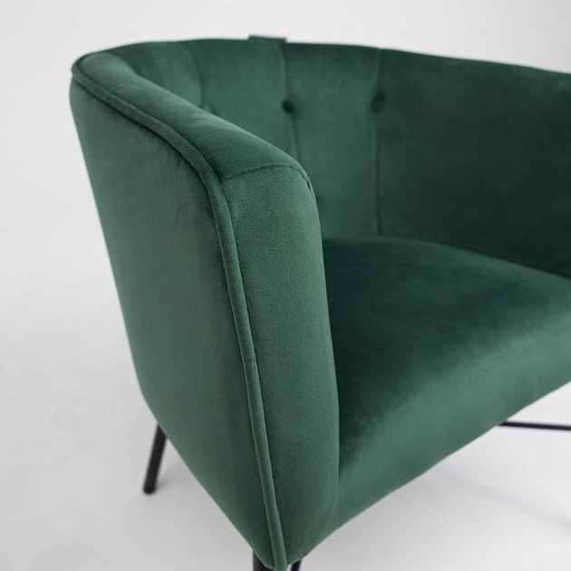 Кресло AksHome Almond зеленый, велюр 80889 Фото № 4