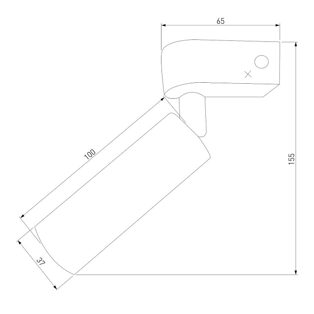 Светодиодный спот Eurosvet Pitch 20143/1 LED титан Фото № 2