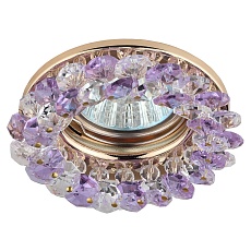 Встраиваемый светильник ЭРА Декор DK16 GD/WH/PU C0043796