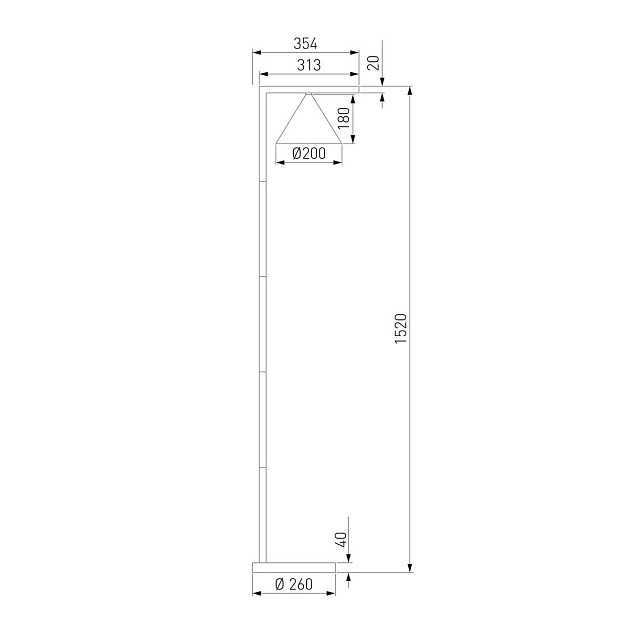 Уличный светодиодный светильник Elektrostandard Bevel 90317/1 a068473 Фото № 2