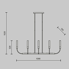 Подвесная люстра Maytoni Deja Vu MOD423CL-08C 1