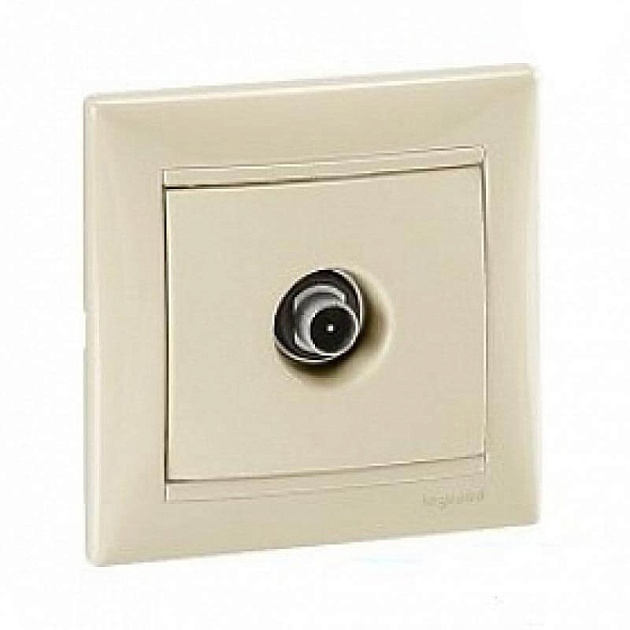 ТВ-розетка Звезда Legrand Valena слоновая кость 774329 изображение 2 ТВ-розетка Звезда Legrand Valena слоновая кость 774329 Фото № 2