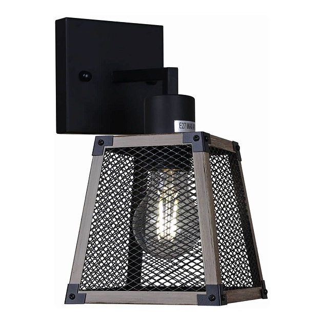 Бра Illumico IL1006-1W-05 BK Wood изображение 1 Бра Illumico IL1006-1W-05 BK Wood Фото № 1