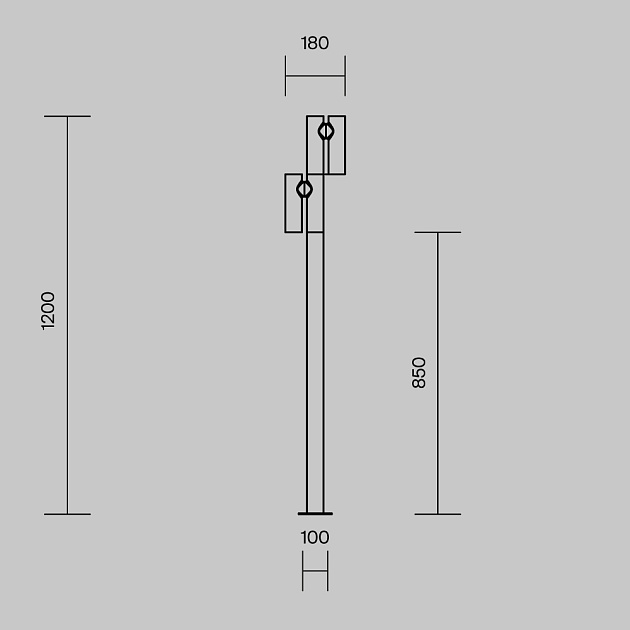 Ландшафтный светильник Maytoni Outdoor O494FL-L20B3K Фото № 9