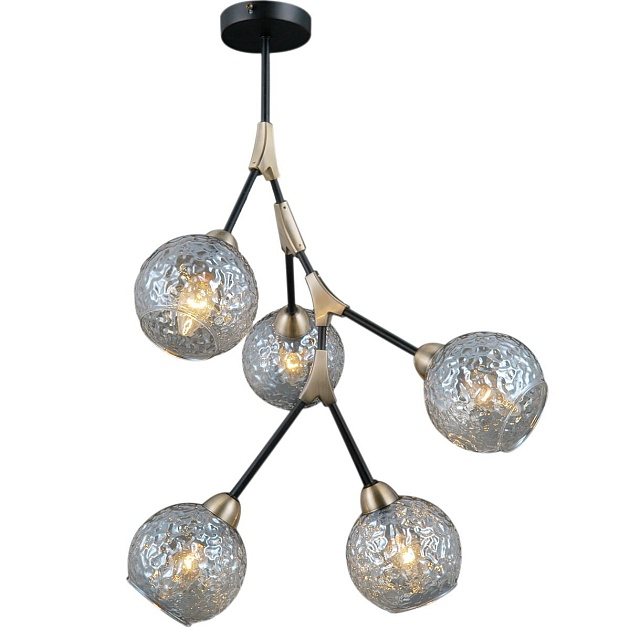 Подвесная люстра Illumico IL0263-5PSQ-79 BK AB изображение 1 Подвесная люстра Illumico IL0263-5PSQ-79 BK AB Фото № 1