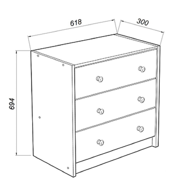 Комод Шведский Стандарт Вествик 03 414205001000 изображение 3 Комод Шведский Стандарт Вествик 03 414205001000 Фото № 3