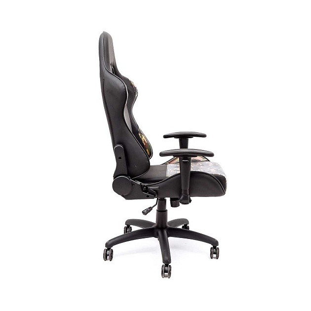 Игровое кресло AksHome Military черный, экокожа 80008 изображение 14 Игровое кресло AksHome Military черный, экокожа 80008 Фото № 14