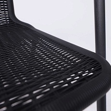Садовое кресло AksHome Verona PE, иск.роттанг-черный/сталь-черная 94002 5