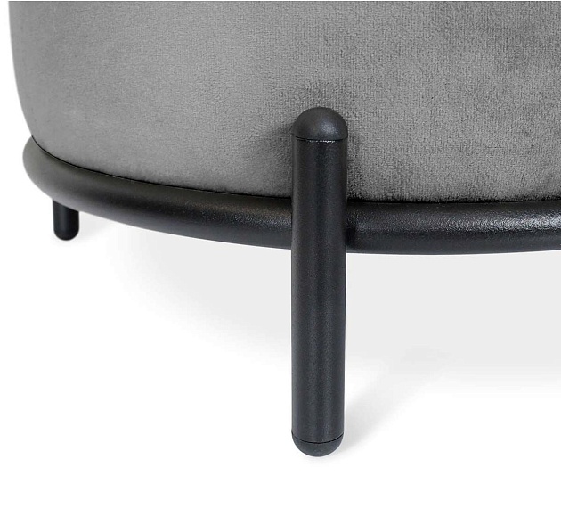 Пуф Sheffilton SHT-B6 угольно-серый/черный муар 3246784202 Фото № 4