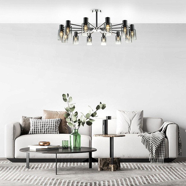 Потолочная люстра Escada Diversity 2120/12P Black Фото № 6