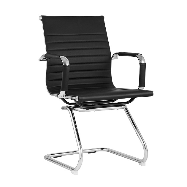 Офисный стул TopChairs Visit черное D-101L black Фото № 1
