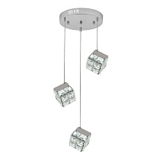Подвесная светодиодная люстра Indigo Radioso 12048/3P Chrome V000136L 2