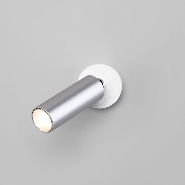 Светодиодный спот Eurosvet Pin 20133/1 LED серебро Фото № 6
