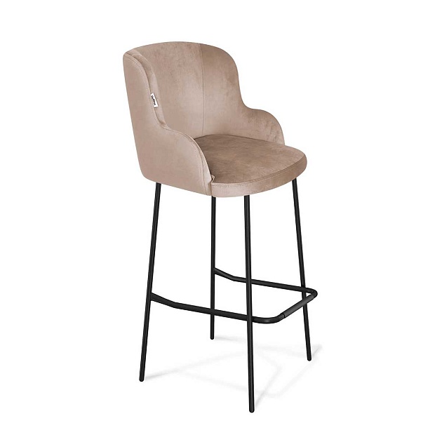 Барный стул Sheffilton SHT-ST39/S29 латте/черный муар 3623759503 изображение 1 Барный стул Sheffilton SHT-ST39/S29 латте/черный муар 3623759503 Фото № 1