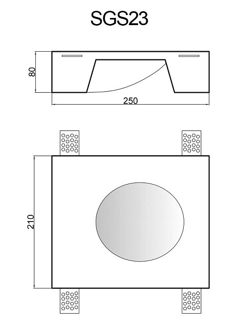 Встраиваемый светильник Artpole SGS23 Фото № 2