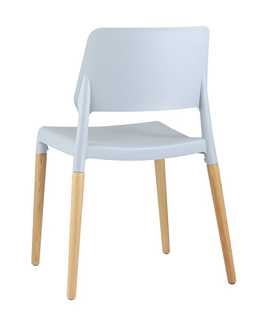 Кухонный стул Stool Group BISTRO серо-голубой с деревян. ножками 8086107 Фото № 5