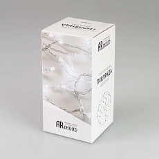 Уличная светодиодная гирлянда Ardecoled бахрома 230V розовое золото ARD-Edge-Classic-2400X600-Clear-88Led-Std Rose Gold 031188 1