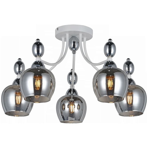 Потолочная люстра Illumico IL8258-5COU-79 WH CR изображение 1 Потолочная люстра Illumico IL8258-5COU-79 WH CR Фото № 1