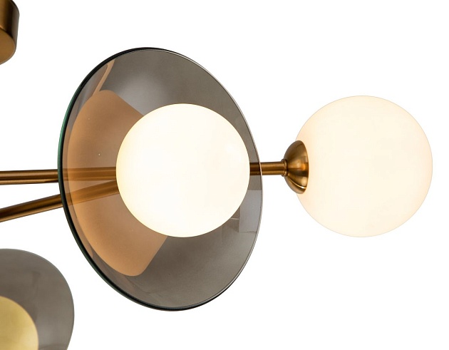 Потолочная люстра Indigo Jazz 11020/8C Brass V000164 изображение 4 Потолочная люстра Indigo Jazz 11020/8C Brass V000164 Фото № 4