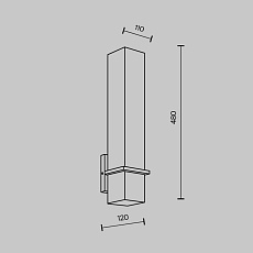 Бра Modelux Modestyle MS.211.480 BS 1