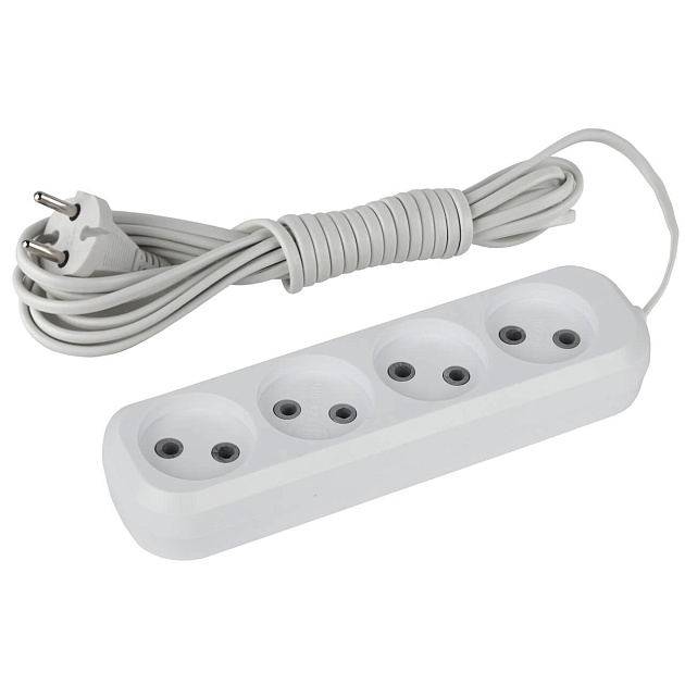 Удлинитель ЭРА 4гн 3м б/з UX-4-3m Б0038560 Фото № 1