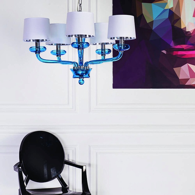 Подвесная люстра Divinare Veneto 1155/04 LM-5 Фото № 6