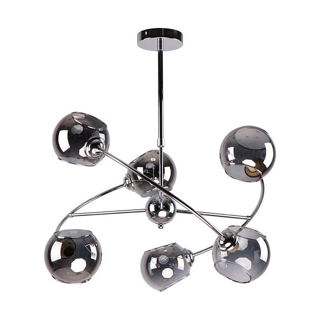 Подвесная люстра ЭкономСвет 20690/6CR GR Фото № 1