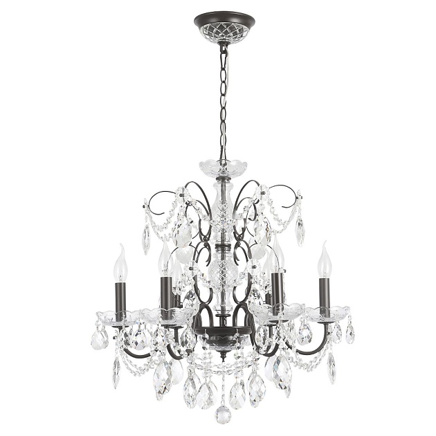 Подвесная люстра Crystal Lux Odelis SP6 Brown Фото № 7