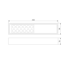 Потолочный светодиодный светильник Elektrostandard Tend 25114/LED a068850 1