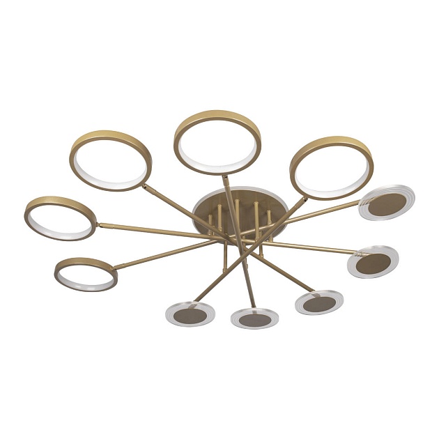 Потолочная светодиодная люстра Loft IT Megan 10164M Gold изображение 1 Потолочная светодиодная люстра Loft IT Megan 10164M Gold Фото № 1