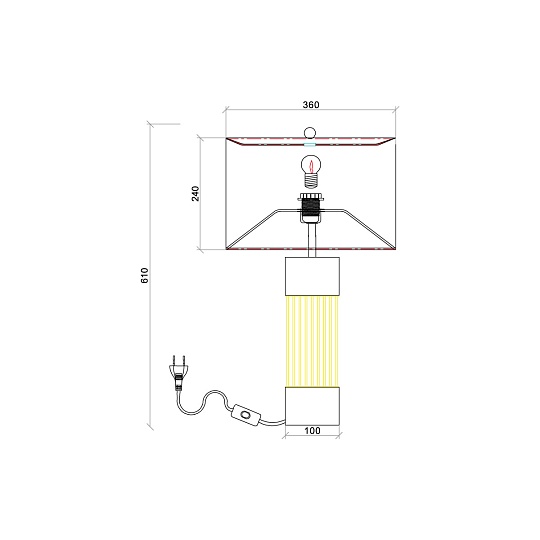 Настольная лампа Vele Luce Rainbow VL5744N01 Фото № 5