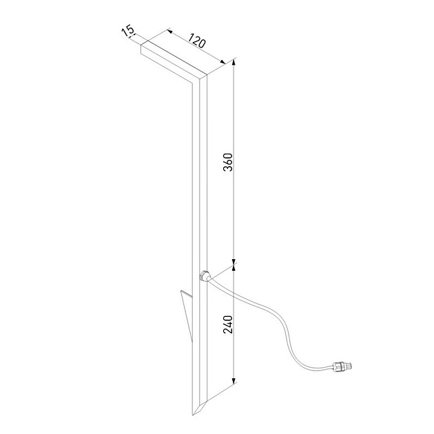 Уличный светодиодный светильник Elektrostandard 35181/S a067902 изображение 2 Уличный светодиодный светильник Elektrostandard 35181/S a067902 Фото № 2