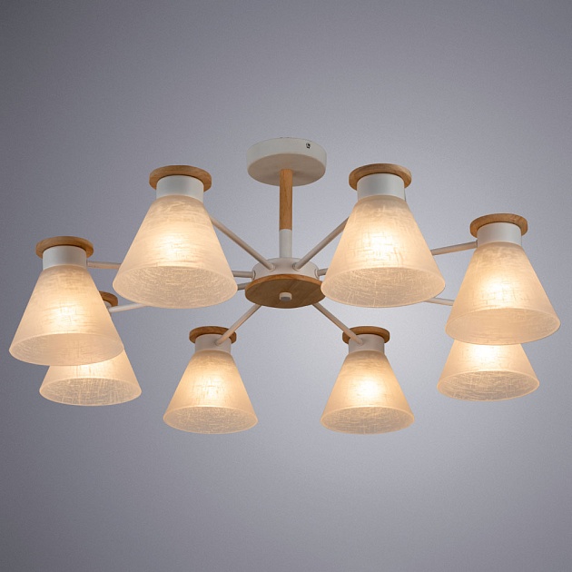 Потолочная люстра Arte Lamp Tyler A1031PL-8WH изображение 4 Потолочная люстра Arte Lamp Tyler A1031PL-8WH Фото № 4
