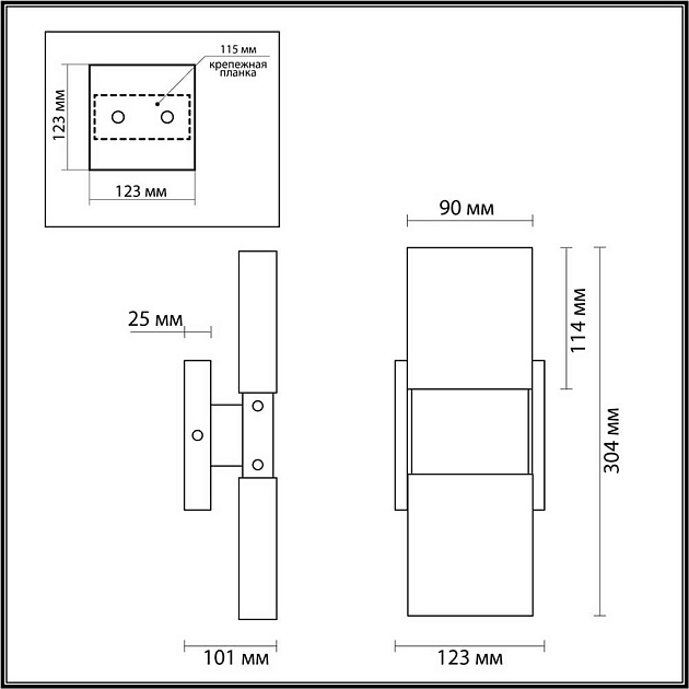 Бра Odeon Light Ricci 4364/5WL изображение 5 Бра Odeon Light Ricci 4364/5WL Фото № 5