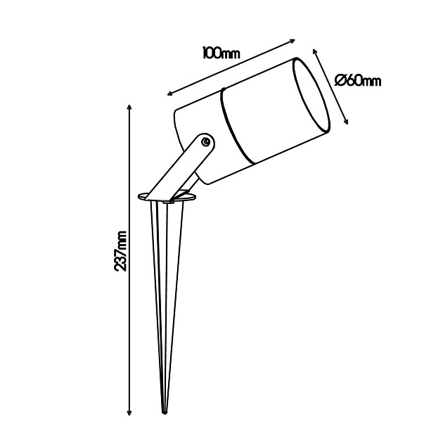 Ландшафтный светильник Mantra Quebec 8155 Фото № 2