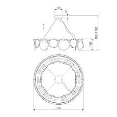 Подвесная люстра Bogates Galicia 353/8 Smart 2