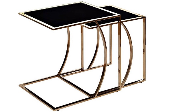 Приставной стол Garda Decor 13RXNT5076L-Gold изображение 4 Приставной стол Garda Decor 13RXNT5076L-Gold Фото № 4